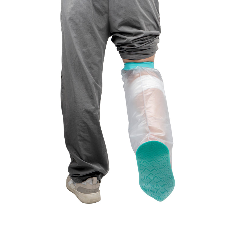 Protège plâtre et pansement étanche pour la jambe (antidérapant)